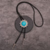 Wholesale Turquoise Pattern Alloy Accessories Polo Tie Fashion Collar Necklace