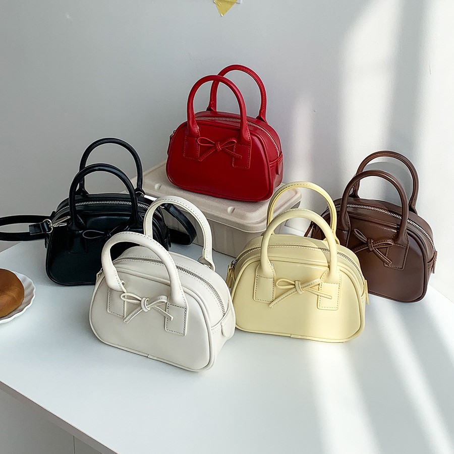 Wholesale Foreign Trade New Crossbody Small Bag Women's High-end Sense Niche Fashion Handbag Cute Bow Mini Handbag