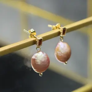 Ear Studs Purple Small Size-12mm-Jacinth