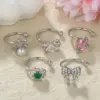 Wholesale Glam Pentagram Brass Plating Zircon Ear Clips 1 Piece