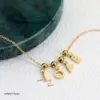 Wholesale Jewelry Modern Style Letter 304 Stainless Steel