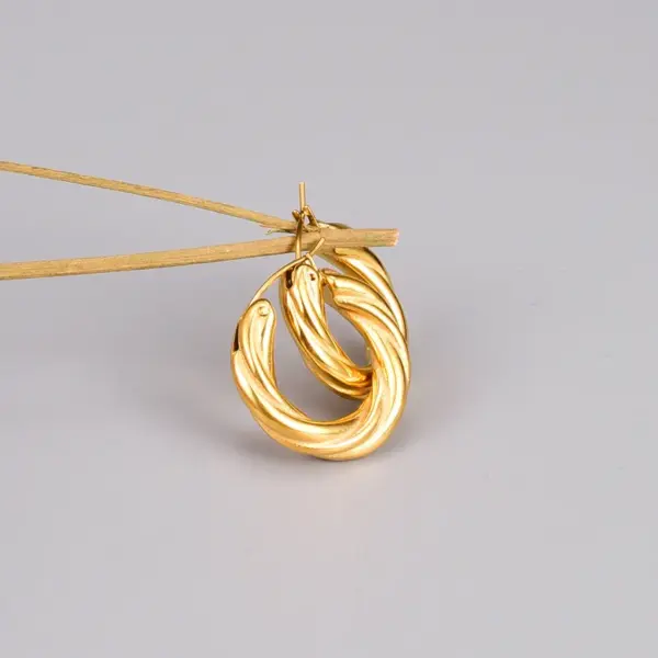 Wholesale Vacuum Plating PVD Coated 18K Gold Plated 18K Gold 304 Stainless Steel Titanium Steel