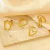 Wholesale Jewelry Simple Style Classic Style Solid Color 304 Stainless Steel Plating Rings