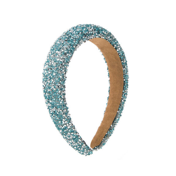 oly-dd39bab7a2f66f2b48ead04c2d41a445 Wholesale fashion hair pressure non-slip pure handmade snge wide edge inlaid small rhinestone increased cranial top hair aessories women's headband