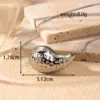 PVD Coated Water oplets 304 Stainless Steel Vintage Style Simple Style Waterproof Non Tarnish Jewelry Set