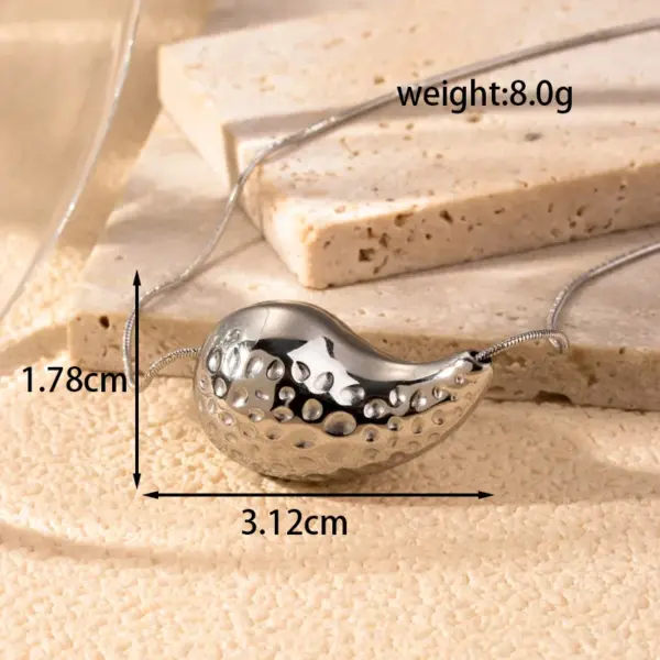 PVD Coated Water oplets 304 Stainless Steel Vintage Style Simple Style Waterproof Non Tarnish Jewelry Set
