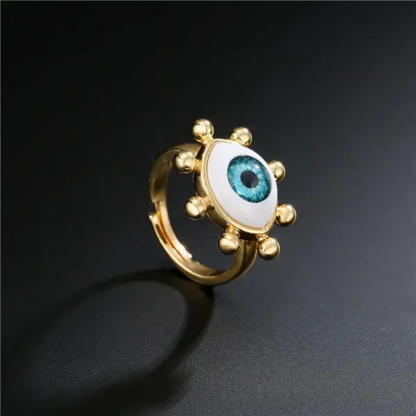 Wholesale Copper Geometric Zircon Copper Rings