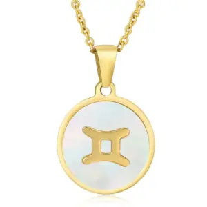 White Shell-Gemini (Including Chain)