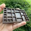 Wholesale Miniature Trinket Shelf Wooden Mini Jewelry Frame Ore Specimen Storage Ornaments