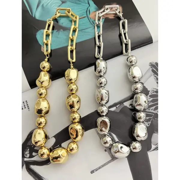 Wholesale Brass Geometric Necklace