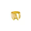 Wholesale 26 Letter Golden Open Ring