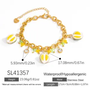 SL41357 / Electroplating 18K Real Gold