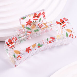 8.5 square-Christmas transparent 3