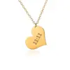 Wholesale Jewelry Retro Heart Shape Stainless Steel Plating Necklace Necklace