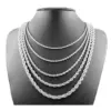 Wholesale Simple Style Geometric Titanium Steel Plating Necklace 1 Piece
