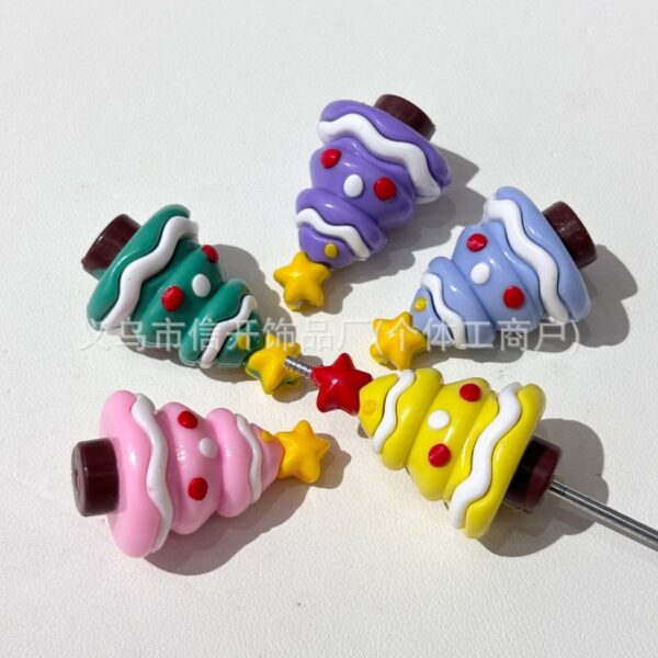 Wholesale Cartoon Christmas Tree Beads