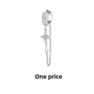 A four-star diamond earring (white gold) / Copper (one price)
