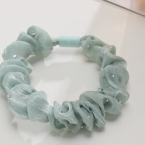 Hot drilling small hair ring green