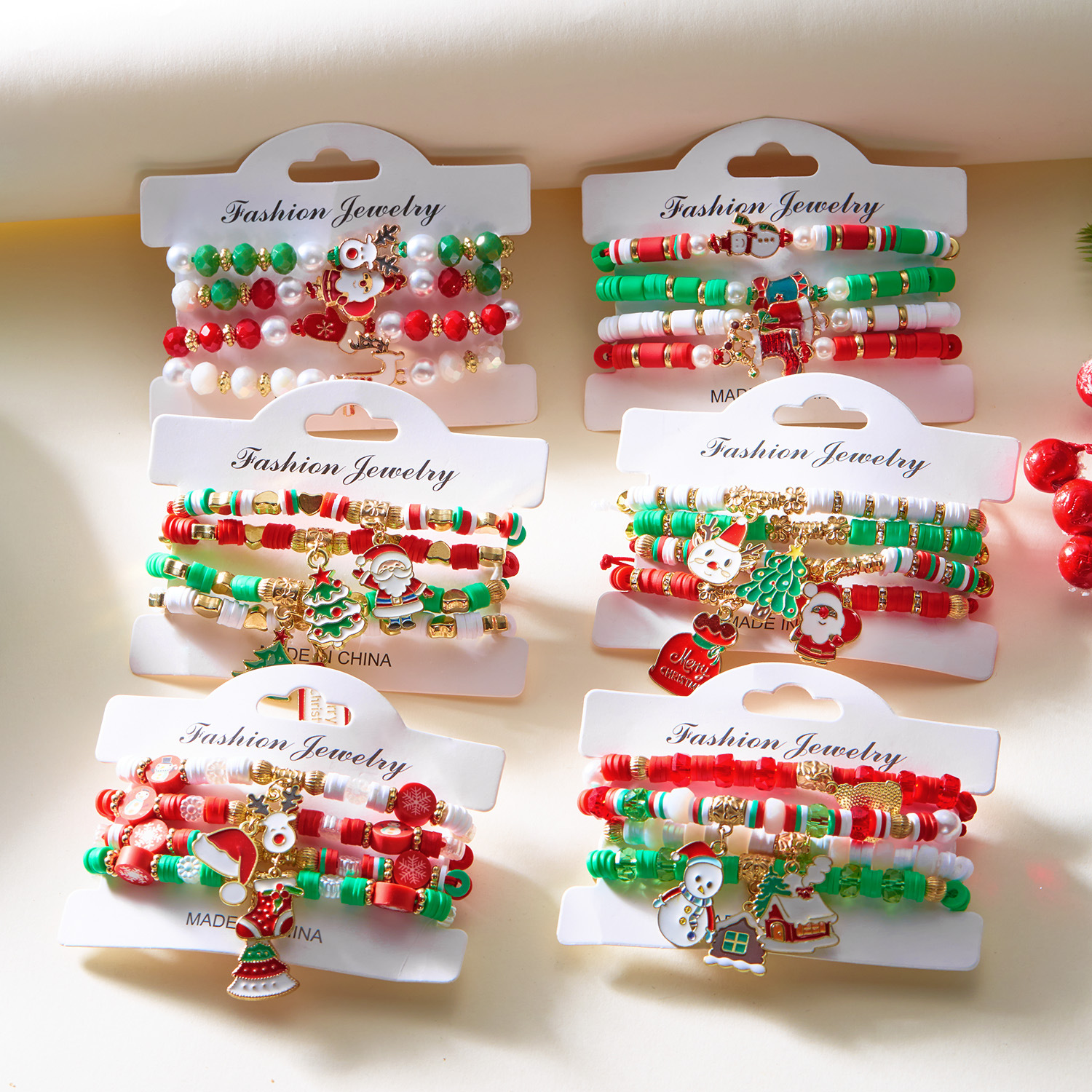 Wholesale Christmas Colored Necklace