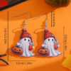 oly-dded928fa61d18deff2adf670b8e2ad6 Wholesale Cross-Border New Thanksgiving Turkey Halloween Pumpkin Skull Pendant Earrings Acrylic Party Earrings Gift