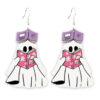 Wholesale Halloween Reading Teacher School Wooden Print Earrings