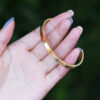 oly-ddfddfffdb5a27226f3d9f03087b2f51 Wholesale Factory direct dw bracelet 3 color fashion simple titanium steel plated 18K gold c-shaped open Watch aessories Bracelet Men