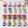 Wholesale Christmas Cartoon Series Through-Hole Rubber Beads