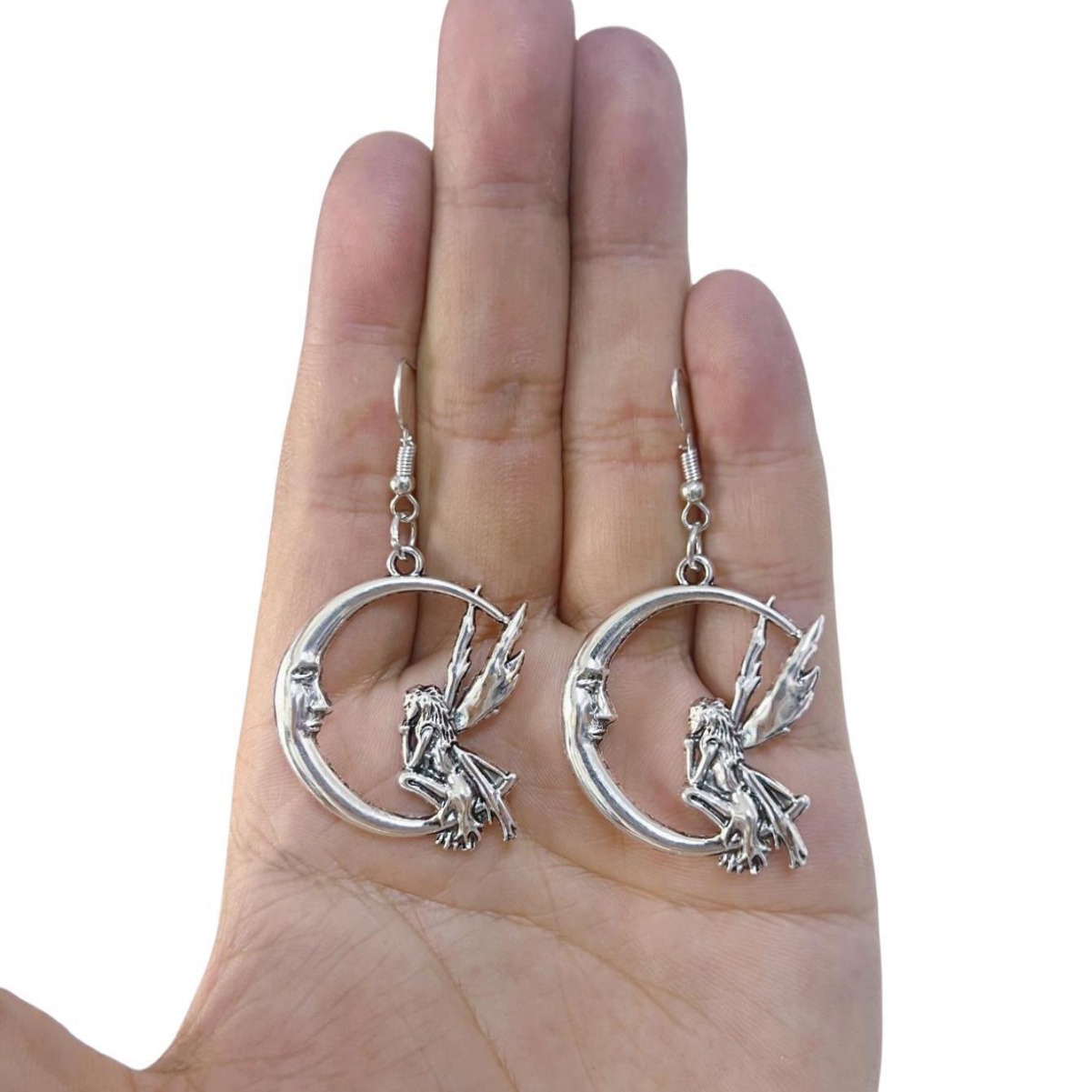 Wholesale Cross-border foreign trade fairy moon earrings cute jewelry factory direct sales