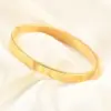 Wholesale Simple Style Solid Color Stainless Steel Polishing Bangle