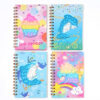 Wholesale bubble pop coil book dinosaur unicorn silicone notebook