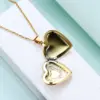 Wholesale Simple Style Heart Shape Titanium Steel Plating Metal Necklace