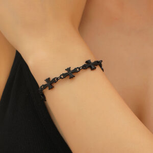 09 matte black bracelet a-265 (pattern)