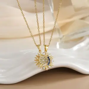 Magnetic Couple Necklace Xl0282a