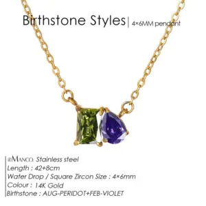 August Green Square Diamond Dark Purple Water Drops