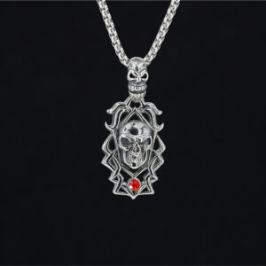 Red Diamond single pendant + chain as shown in the figure