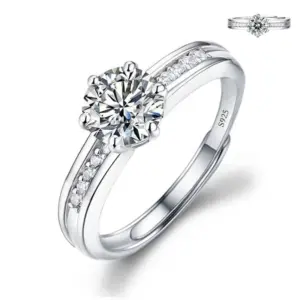 Charm Ring 1 Karat / Adjustable Opening