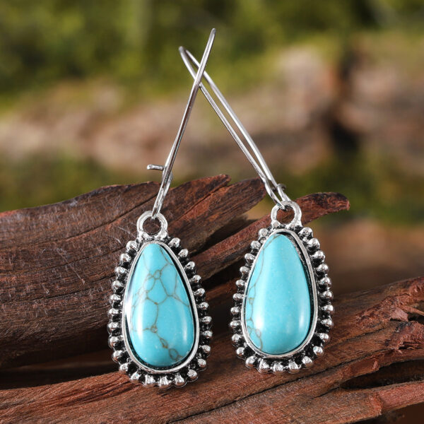 Wholesale Bohemian Turquoise Drop Earrings