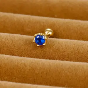 1 Gold Blue Diamond 1 Piece