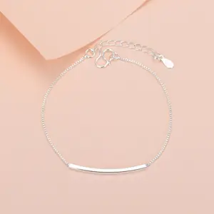 Square Tube Bracelet (Silver)