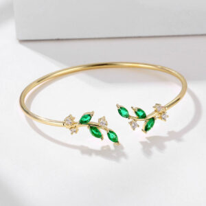 Wholesale 2025 New Style Bangle and Ring Jewelry, Minimalist Style, Ins-Style, Unique Willow Branch Design, Women's Bangle