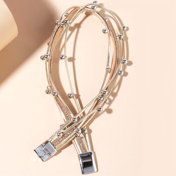 Wholesale Sweet Cool Rivet Leather Bracelet