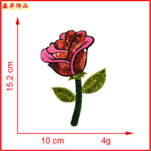 Hot melt glue*red*flower*rose*height 15cm