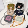 Wholesale New Japanese Embroidered Crossbody Bag Simple Bag Women's Fashionable All-match rtable Trendy Crossbody Shoulder Bag for Women