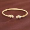 Wholesale Cross-border fashion and unique spiral bracelet, exquisite C-shaped twisted bracelet, open bracelet