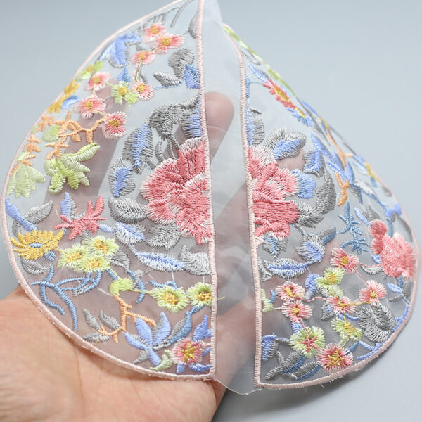 Wholesale Chinese-style embroidery split round patch clothing ethnic-style pattern embroidery piece Chinese-style applique embroidery patch decoration