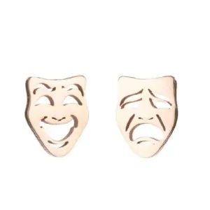 Crying Smiling Face / Rose Gold