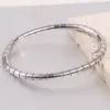 Wholesale Simple Style Solid Color Stainless Steel Plating Gold Plated Bangle