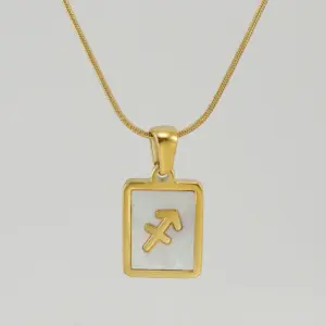 Gold / Sagittarius-Snake bones chain