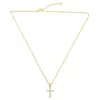 Wholesale Copper Plating Cross Necklace