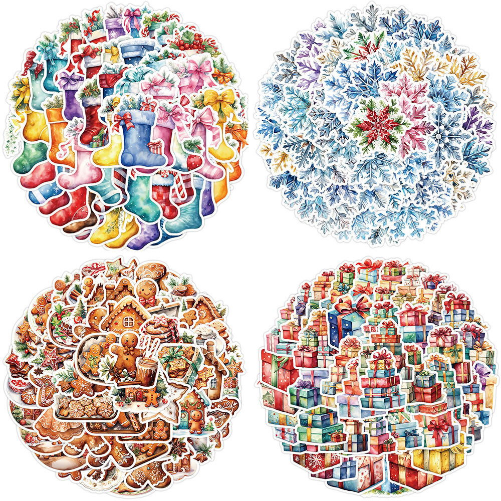 Wholesale 50 Christmas Graiti Stickers